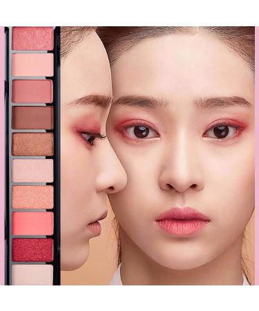 Sequin Diamond Eyeshadow Palette Set Pearlescent Net Red Animal Matte Eyeshadow Student (Size : 02)