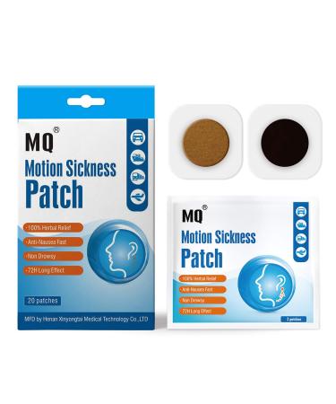 MQ Motion Sickness Patch, 20 Count 20 Count (Pack of 1)
