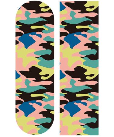 rocxemly Skateboard Grip Tape 33 Long X 9 Wide Non Slip Camouflage Skateboard Tape C Camouflage 9X33 Inch(23x84 cm) C-Camouflage