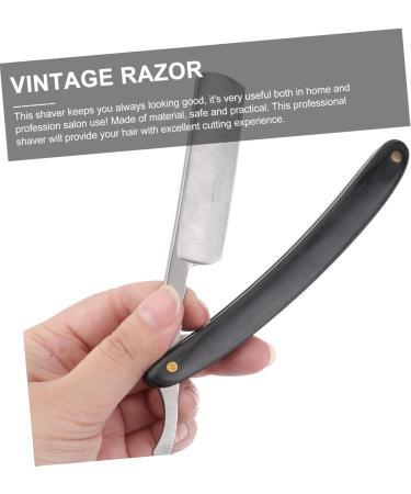 Beavorty 2-in-1 Men's Razor - Premium Bart Razi Manual Hairdresser Razor with Big Wood Handle for Precision Grooming - International Shipping Available - Buy Online on GoSupps.com