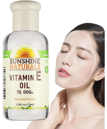 Vitamin E Oil for Skin 256floz Organic Facial Oil with Plant Essential Oils Nourishing Facial Oil for Skin Rejuvenation Smoothing Tightening and Radiant Skin Skuda - Buy Online on GoSupps.com