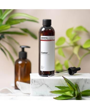 Aroma Labs - Organic Castor - Virgin and Cosmos Certified Vegetable Oil - 250 mL - Buy Online on GoSupps.com