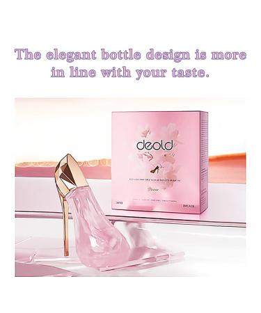 Cosalata High Heel Shoes Perfume for 30 ml Women Girl Spray Pink Floral Fruity Spicy Pepper Woody Scent Long Lasting Parfum Natural Fragrance - Buy Online on GoSupps.com