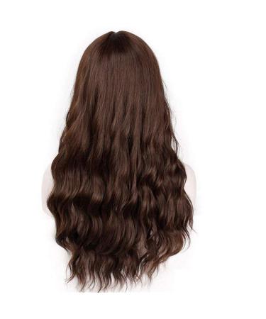 Woman With Long Mixed Brown Women Wig And Liu Haibo Heat-resistant Synthetic Wig 26 inch 8-33
