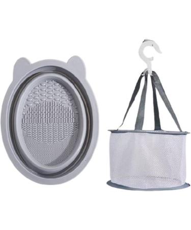 Folding Makeup Brush Cleaning Pad - Two-Piece Beauty Tool Set for Brushes & Blenders - International Shipping Available - Buy Online on GoSupps.com