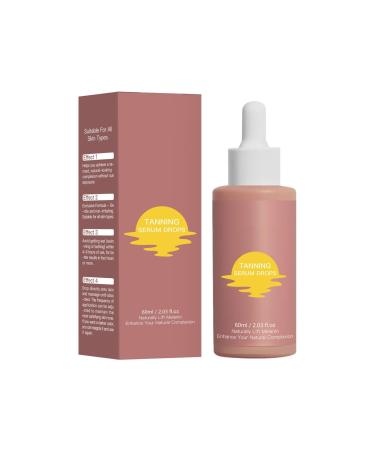 Gouttes Bronzantes S Rum Bronzant Pour Le Visage Gouttes Bronzantes Pour Le Visage Pour La Plupart Des Types De Peau Bronzage Naturel 60ml (1)