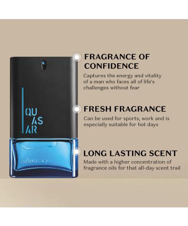 O BOTICARIO Quasar Eau de Toilette | Long Lasting Fragrance Cologne for Men | Fresh Citrus and Spice 4.2 Ounce - Buy Online on GoSupps.com