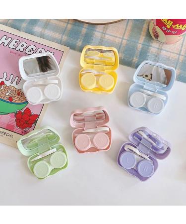 Qingsi Bear Green Contact Lens Box - Cute & Stylish Storage Solution for Lenses - International Shipping Available - Buy Online on GoSupps.com