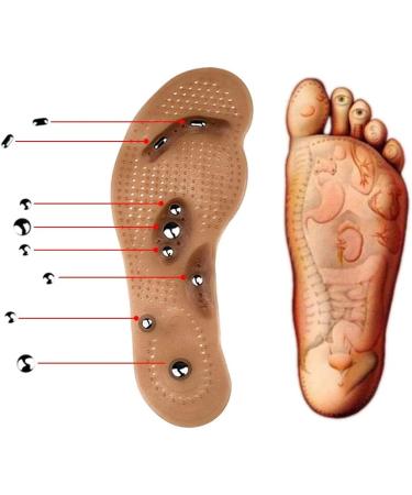 Magnetic Massage Insoles - Acupressure Foot Care Therapy Pads for Men & Women | Improve Health & Comfort - Buy Online on GoSupps.com