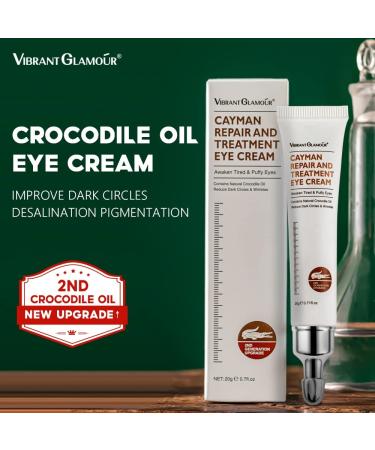 VIBRANT GLAMOUR Cayman Eye Cream 20g - Anti-Aging Wrinkle Moisturizing Serum for Dark Circles, Puffiness & Bags - Skin Care Solution - Buy Online on GoSupps.com