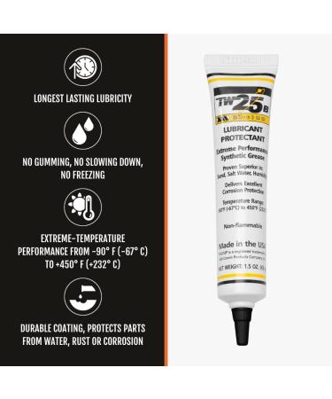 MIL-COMM TW25B Gun Grease Lubricant 1.5oz Tube - High Performance Lubricant - Buy Online on GoSupps.com