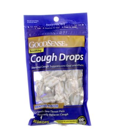 Good Sense Cough Drops Menthol - 30 Drops