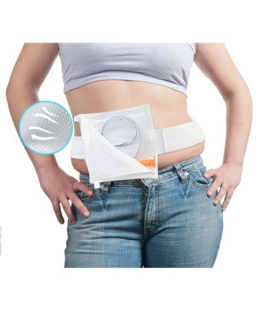 Feeding Tube Holder G Tube Belt Peritoneal Dialysis Belts Feeding Tube Supplies Peg Tube Cover Pd Catheter Accessories Gastrostomy Medical Abdominal Pad for Men Women Mesh Breathable