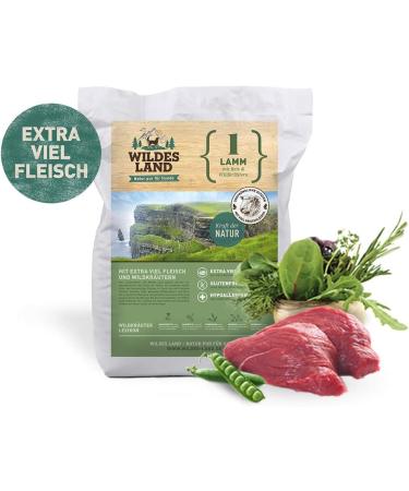 Wildes Land Dog Food Lamb Flavor with Rice 12 kg - Buy Online on GoSupps.com