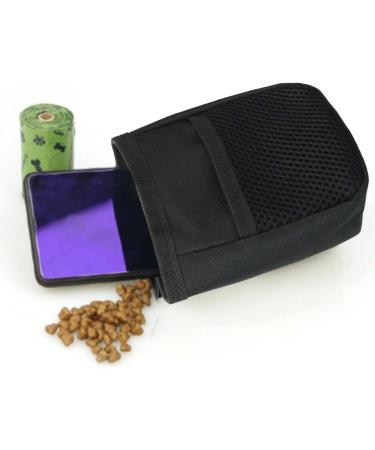 Ssiyiya 2pcs Dog Treat Pouch Dog Treat Pouches for Training Dog Treat Bags Waterproof Dog Walking Bag Hands Free Dog Training Pouch Bag for Walking Pet Puppy Use(Black) - Buy Online on GoSupps.com