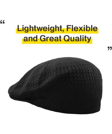 KBETHOS Classic Mesh Newsboy Ivy Cap Hat - X-Large Black (21 Colors, 4 Sizes) - Buy Online on GoSupps.com