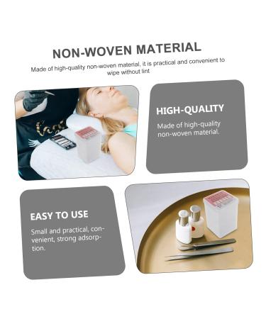 FOMIYES 4 Pcs Cleaning Pads for Eyelash Extensions | Nail Polish Remover Wipes | Glue Cleaning Pads | Essential Lash Tools for Salons - Buy Online on GoSupps.com