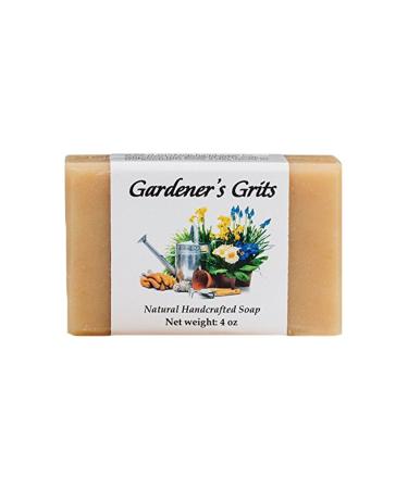 Gardener's Hand Soap with Patchouli & Geranium Essential Oils - Shea & Cocoa Butter - Natural Ingredients - Exfoliating Bar by MoonDance Soaps - Buy Online on GoSupps.com