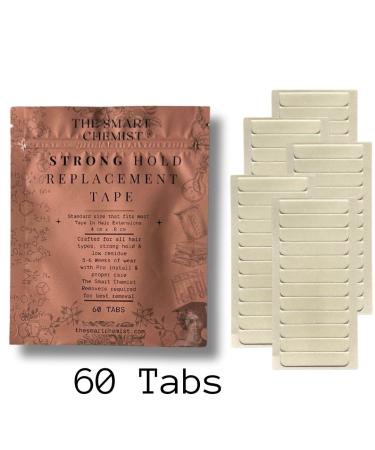 Double Sided Tape for Hair Extensions - Strong Hold Replacement Tape | 60 Tabs for Secure Application - Buy Online on GoSupps.com