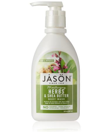 JASON Natural Body Wash & Shower Gel  Moisturizing Herbs  30 Oz
