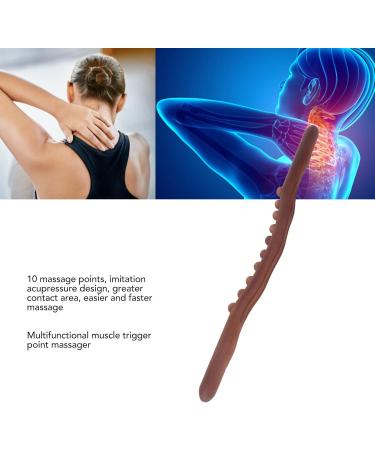 Holz Therapy Lymph Drainage Massage Roller Stick - 10-Point Smoothing Roller for Home and Beauty Salon | 2 Wooden Stabilizers | Plplaaoo - Buy Online on GoSupps.com