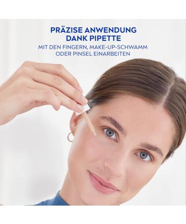 Nivea 3in1 Hyaluron Serum Foundation Medium (30 ml) - Anti-Aging Moisturizing Foundation for Youthful Skin - Buy Online on GoSupps.com