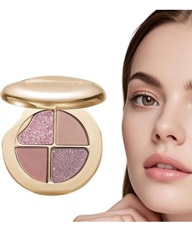  Teksome 4-in-1 Eyeshadow Palette for Eyes and Cheeks | Long Hold Blush and Highlighter for Travel Face Girls Teens Women Adult - Buy Online on GoSupps.com