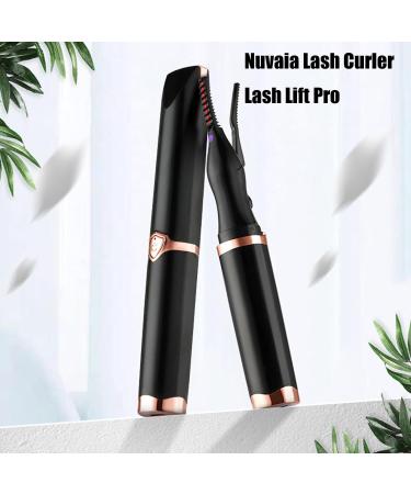 Nuvaia Lash Curler Lash Lift Pro Electric Eyelash Curler Nuvaia Lash Curler Heat Heated Eyelash Curler Nuvaia Heated Lash Curler For Girls Women Quick Heating Curling (Black) - Buy Online on GoSupps.com