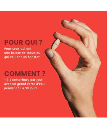 Organic Santarome - Organic Dynaboost | Energy Supplement | Physical & Mental Booster - Organic Herbal | 30 tablets | Vegan | Made In France - Buy Online on GoSupps.com