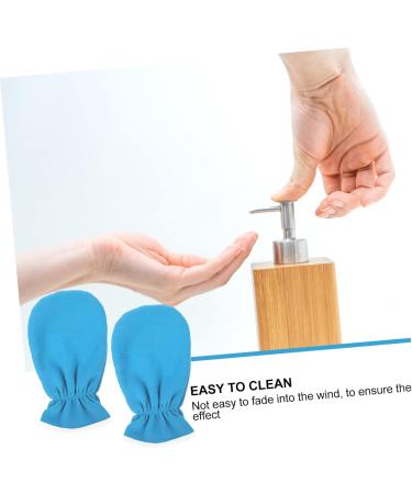 minkissy 1 Pair Exfoliating Hand Mask Deep Exfoliating Gloves Hand Calluses Remover Gloves Glove Lotion Hand Exfoliate Glove Gel Gloves Black Gel Spa Glove Miss Flannel Care Bag Insulation 29x16cm - Buy Online on GoSupps.com