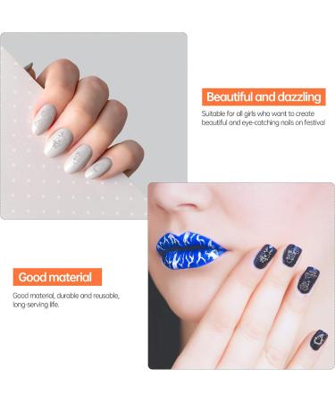 POPETPOP 4 Sets nail print template nail art stamping plates nail art equipment nail stamping stencils christmas nail DIY nail art tools Nail Polish Kit gel kit blush Stainless steel sponge - Buy Online on GoSupps.com