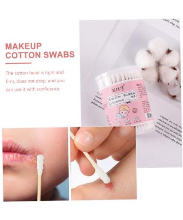 Organic Cotton Baby Swabs - Beavorty 2 Boxes - 7.3X0.4X0.4CM - White - Household Cleaning Tool for Baby and Home - Buy Online on GoSupps.com