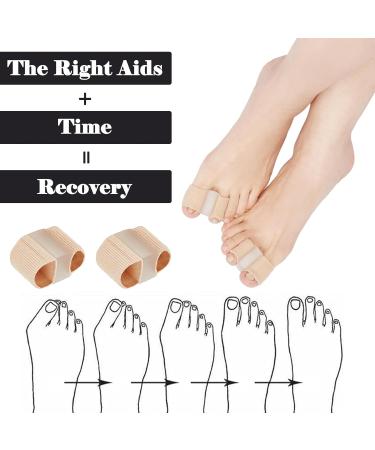 4 Piece Silicone Toe Spreader & Separator for Hallux Valgus Correction | Perfect Toe Spacing & Comfort - Buy Online on GoSupps.com