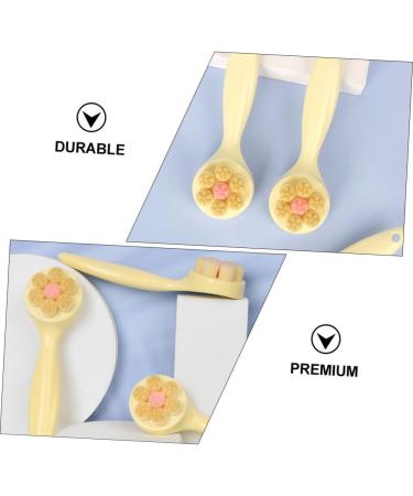 Mikinona 1pc Face Brush Removing Blackhead Brush Soft Bristle Facial Brush Face Cleansing Scrubber Deep Cleaning Facial Brush Pore Cleaner Brush Manual Cleansing Brush Plastic - Buy Online on GoSupps.com