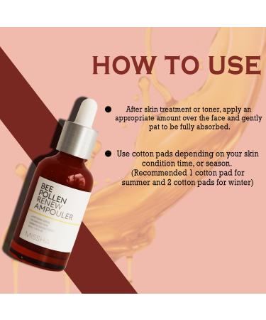 Missha Bee Pollen Renew Ampouler 40 ml - Buy Online on GoSupps.com