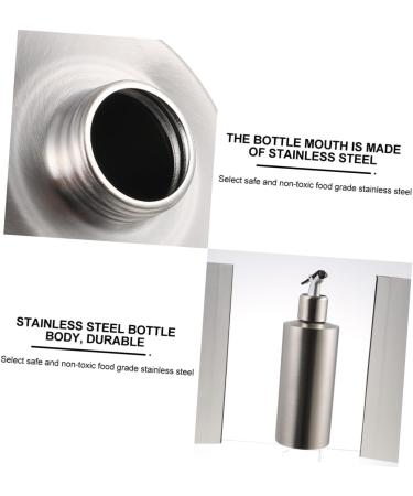 Zerodeko Condiment Container Kitchen Oil Dispenser 1pc Stainless Steel Oil Pot Oil Bottle Seal Olive Oil Bottle Condiment Sealing Container - Buy Online on GoSupps.com