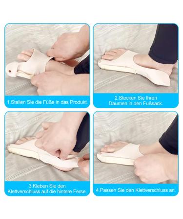 Soarfly Hallux Valgus Correction | Adjustable Bandage & Non-Slip Heel Strap for Pain Relief Day & Night Support for Foot Problems - Buy Online on GoSupps.com