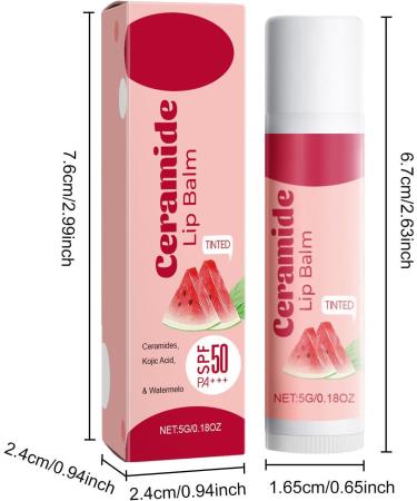  Generisch 2024 Ceramic Tinted Lip Balm with SPF 50 PA+++ | Kojic Acid & Niacinamide | for Brightening & Protecting Lips Non Sticky Natural Vegan Cruelty Free 5G - Buy Online on GoSupps.com