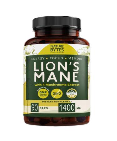 Lions Mane Mushroom Complex  100% Fruiting Bodies & Extracts  Lion s Mane  Reishi  Chaga  Maitake & Shiitake Powder for Nootropic Brain Support  Immune Health  Memory  Mood Boost and Focus