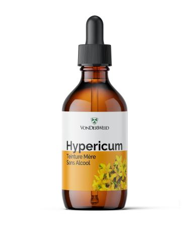 Vonderweid - St. John's Wort Mother Tincture Alcohol Free | Glyceric Extract | Hypericum Drops | Ultrasonic Extraction | Hypericum Food Supplement | Vegan, Alcohol Free | 100ml