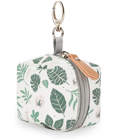 Nupaque Baby Pacifier Box | Pacifier Holder Bag with Clip | For 2 Pacifiers | Ideal for Diaper Bag Pram & Outdoor Trips | Green - Buy Online on GoSupps.com