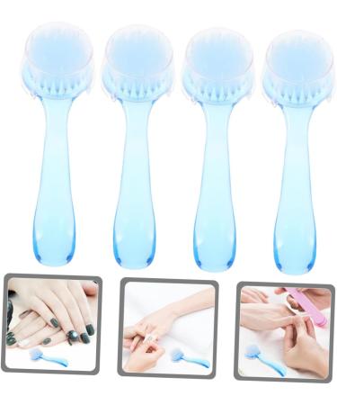 FRCOLOR 4pcs Fingernail Cleaning Nail Cleaners Hand Grip Nail Facial Brush Plastic Brush Nail Brush for Cleaning Portable Fingernail Nail Accessories Manicure Supplies Home Nail - Buy Online on GoSupps.com