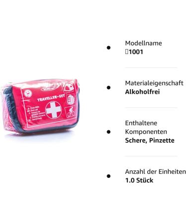 Wundmed Travel First Aid Set - 32 Essential Pieces for On-the-Go Safety | International Shipping Available - Buy Online on GoSupps.com