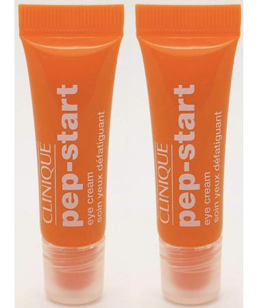 Lot of 2X Clinique Pep Start Eye Cream Travel Size 7ml each total 14ml