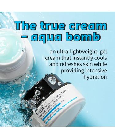 belif True Cream Aqua Bomb Duo Set | Lightweight Moisturizer for Combination Skin | Antioxidant-Rich Daily Face Cream | Hydrating K Beauty Skincare | 5.07 Fl Oz - Buy Online on GoSupps.com
