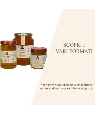 Apiculture - Miel d Agrumes 300g | Brut Non Pasteuris | D Orange Artisanal Italien de Basilicate | Made in Italy Haute Qualit  - Buy Online on GoSupps.com