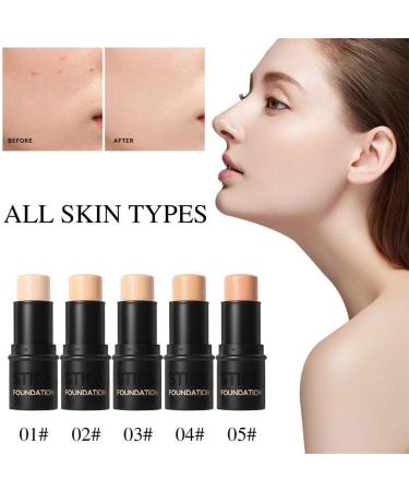WAITLOVER DEROL Concealer Foundation Stick Oil Natural Cream Long Lasting Liquid Y4U4 Hydration bb Foundation Isolati Moisturizing - Buy Online on GoSupps.com