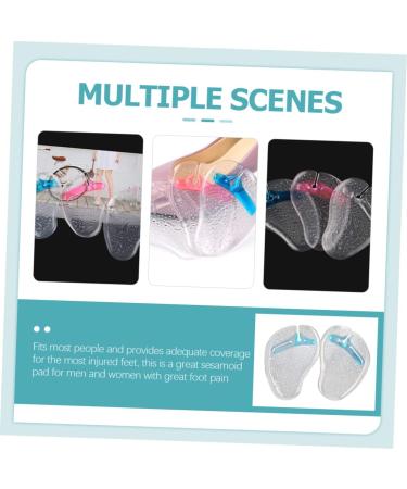 NOLITOY High Heel Cushion Inserts - 6 Pairs Palm Rest Gel Cushions for Women's Sandals & Flip-Flops - Toe Protectors & Comfort Pads - Blue 10x7cm - Buy Online on GoSupps.com