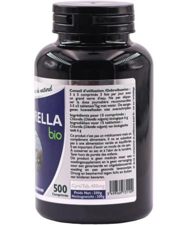 SFB Laboratoires - Chlorella Bio - Renforce le Syst me Immunitaire - Favorise la D toxication - Am liore la Digestion - R duit l'Inflammation - 500 comprim s - Buy Online on GoSupps.com
