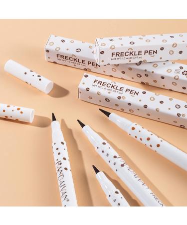 Natural Freckles Pen Duo - Waterproof & Long-Lasting Chestnut & Dark Brown Color Makeup Pens for Sun-Kissed Look - Buy Online on GoSupps.com